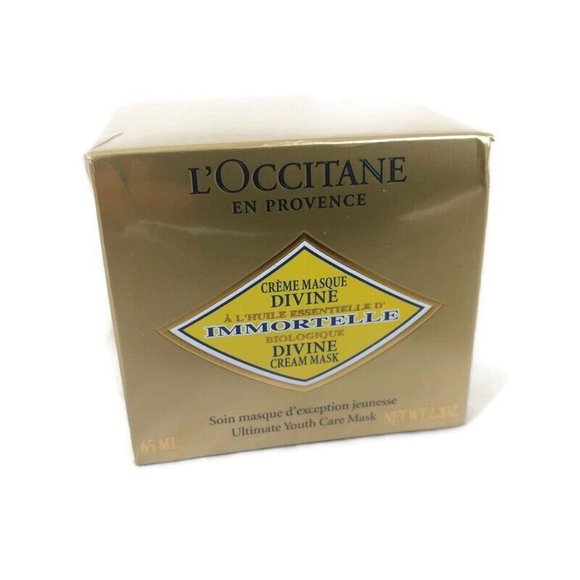 L'occitane Immortelle Divine Cream Mask 65mL New Sealed - Picture 2 of 6